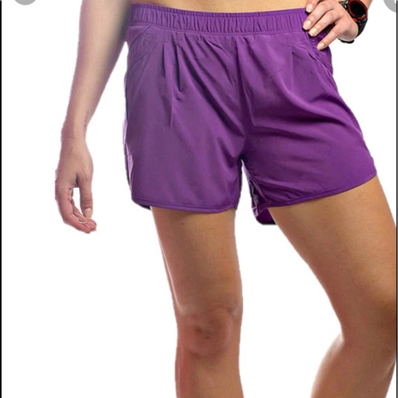 Athletic Purple Shorts - Picture 2 of 7